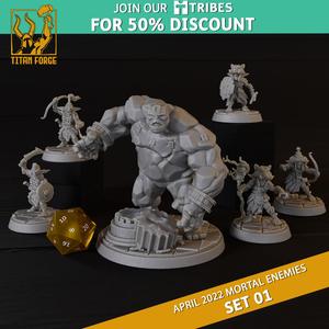 RPG - Monsters DnD 5e - Mortal Enemies Set 01