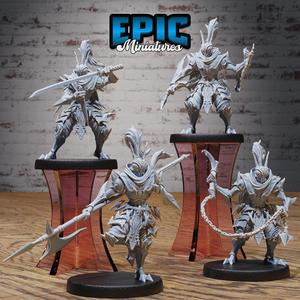 Ninja Insect Warrior Set / Evil Insectoid / Humanoid Samurai / Forest Beast / Jungle Encounter