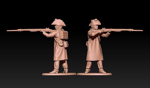 free napoleonic fusilier winter in bicorne