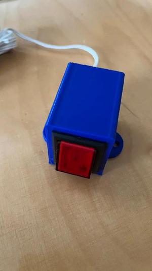 Schaltergehäuse für Snap-In Kippschalter 30x25x30   