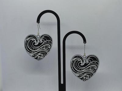 Sea Heart Earrings
