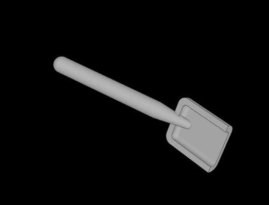 Lego Compatible (3837.dat) Minifig Shovel   