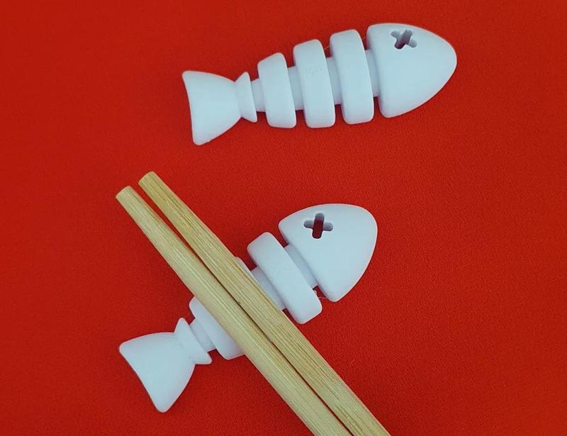 Fish Chopstick Holder   
