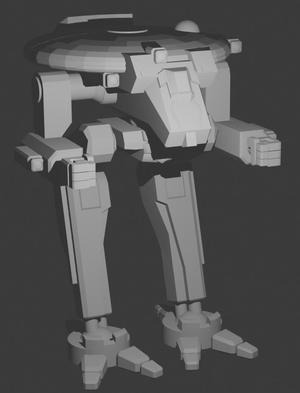 Frisbee Shaped Mech