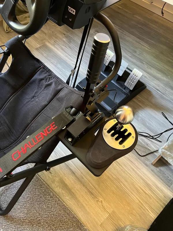 Playseat Challenge Shifter (TH8A) and Handbrake (Moza HBP) mount   