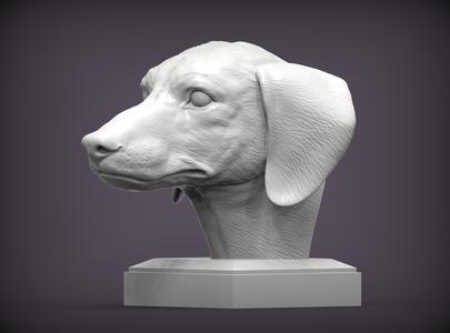 dachshund 3D print model