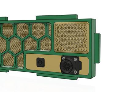 CNLINKO LP-12 + Cable Outlet Option Plate for BoxTurtle Skirt   