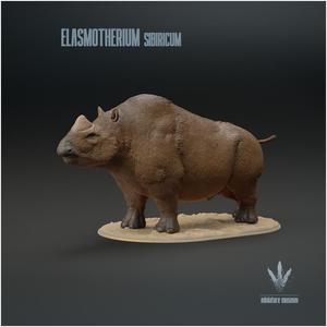 Elasmotherium sibiricum : Standing