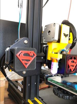 Ender 3 & Pro Qr Cover Superman