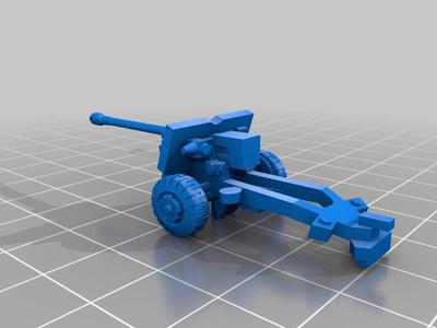 1-100 British 17-25 Pdr Anti-Tank Gun 