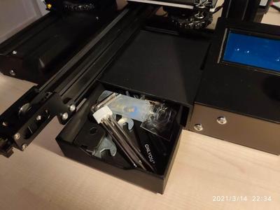 Tool drawer for Creality Ender 3