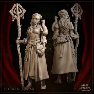 Elowen, the girl with a ferret