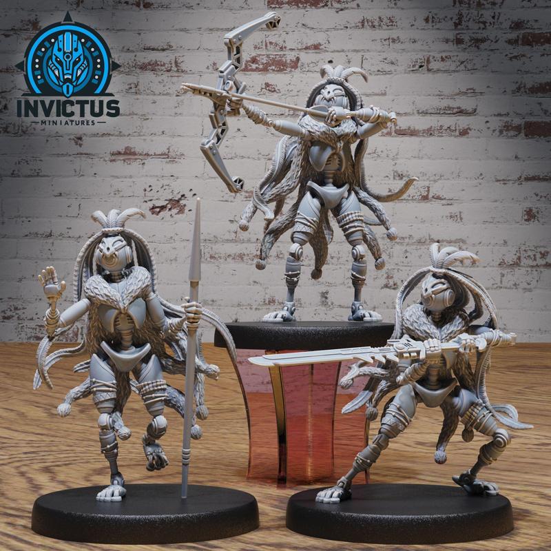 Wild Robot Female Set / Steampunk Construct / War Steel Droid / Infantry Machine / Warrior Control Mechanism / Battle Automaton Robot / Steam Technology Society Encounter