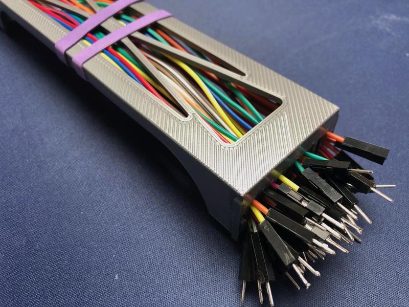 Foldable Jumper Wire holder for breadboards 162mm