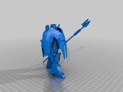 Mobile Suit Gundam Wing Collection Low Poly