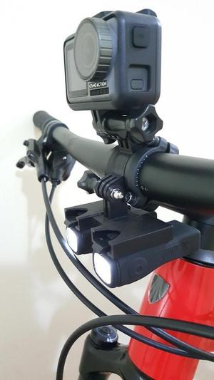 Shredlights dual gopro mount