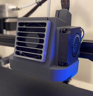 Satsana fan duct for stock Ender 3 fan