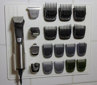 Philips Multigroom 7000 OnePlate Satisfying Clip-On Easy Access Wall Mounted Accessories   