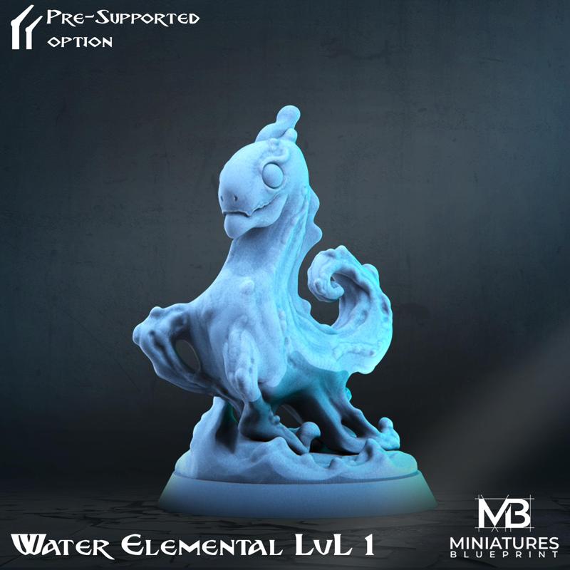 Water Elemental - LvL 1