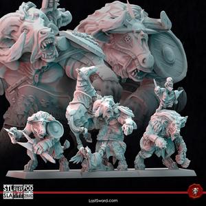 Minotaurs of the Bloodmoon Tribe.