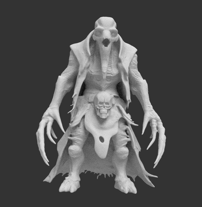 Trench Crusade - Zarathis the Defiler Trench Crusade,Trench Crusade stl file,dark fantasy - necromancer - forbidden magic