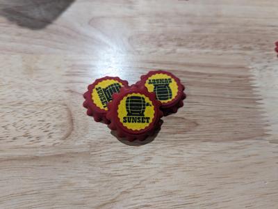 Fallout New Vegas Sunset Sarsparilla Bottle Cap
