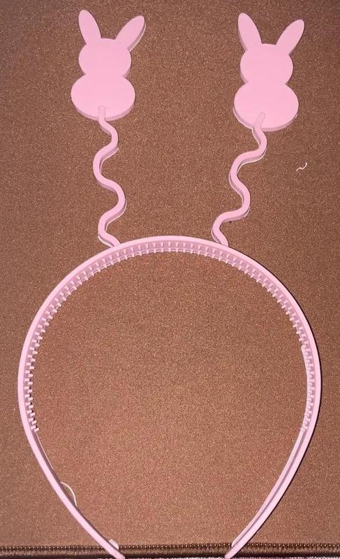 Peep/bunny headband   