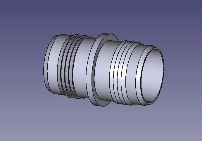 38.8mm-38.8mm hose coupling/Schlauchkupplung   