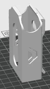 Holder for a single talon mag with belt clip   