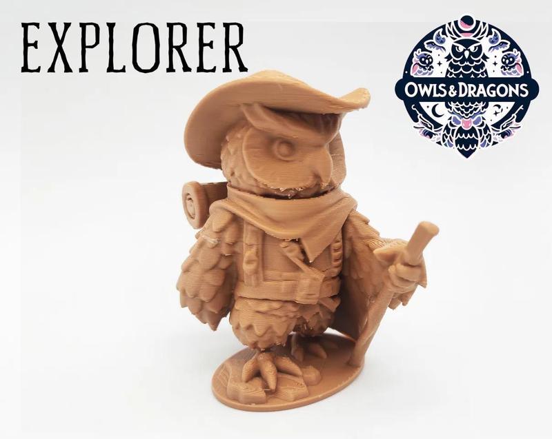 The Explorer - Owls & Dragons   