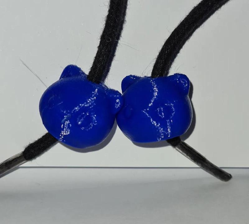 Kitten Beads and Doberman Head Pearl - Perle en forme de Tête de Doberman et Chat   