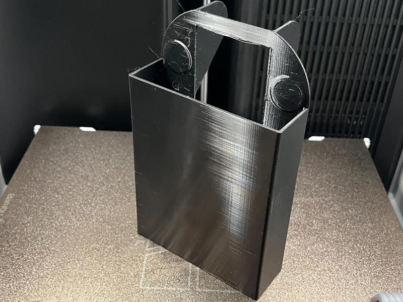 H2D Magnetic Adsorption Bamboo Poop Bin Waste Bin Waste Box Bamboo Poop Box Quick Release Quick Print Material Saving