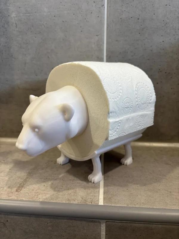 Toilettenpapierhalter Eisbär Klopapierhalter Eisbär   