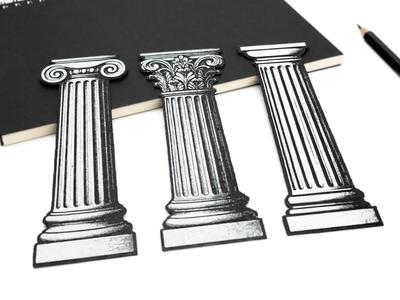 Classical Columns Bookmarks   