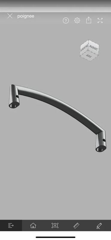 poignée de chaise 130mm   