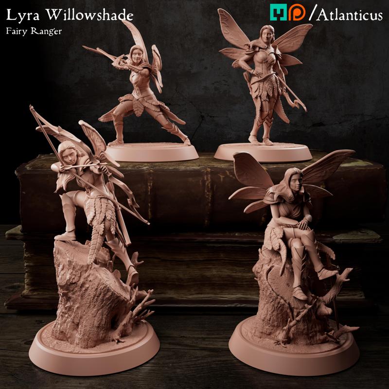 Female Fairy Ranger - Lyra Willowshade - BUNDLE