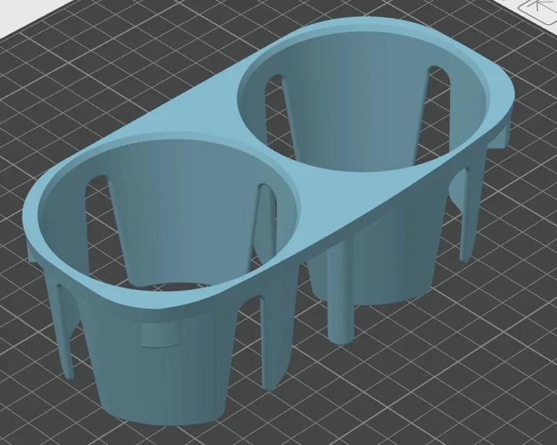 Cupholder replacement for Mitsubishi Outlander/Airtrek 2001-2004.   