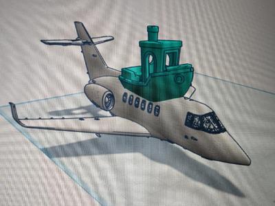Flugzeug Benchy   