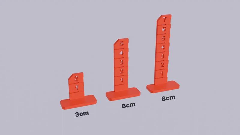 Floor levelling pegs for concrete   