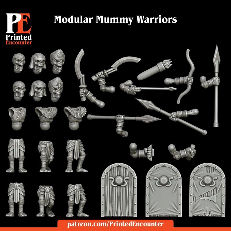 Modular Mummy Warrior Kit