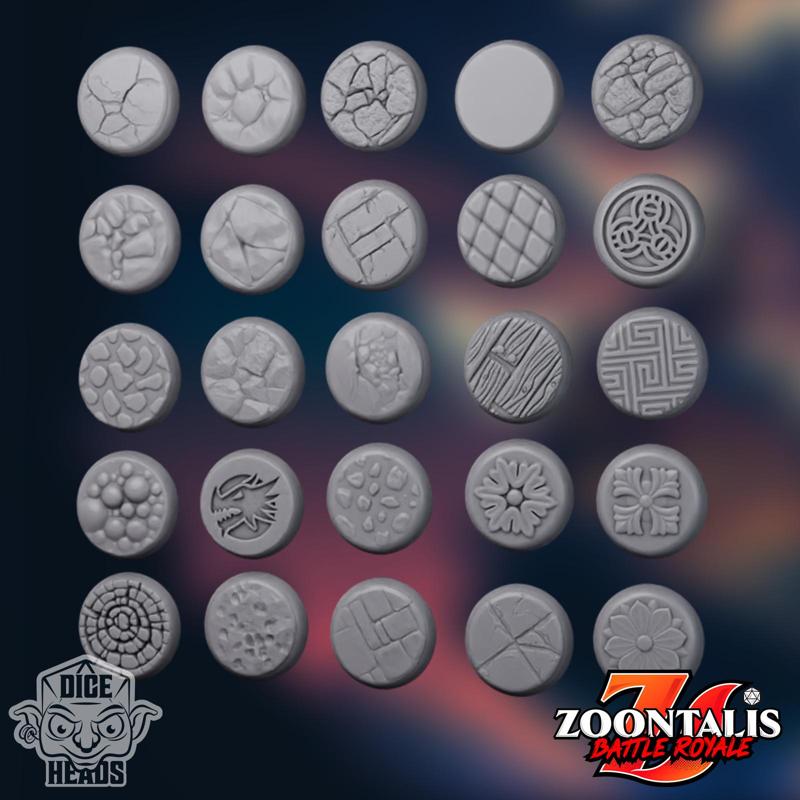 Mega Base Set (pre-supported included) 25mm