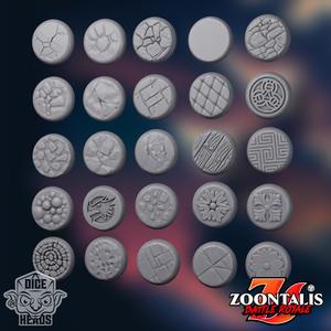 Mega Base Set (pre-supported included) 25mm