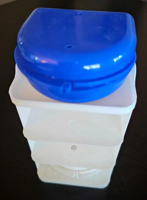 Bathroom Shelf for Retainer Boxes   