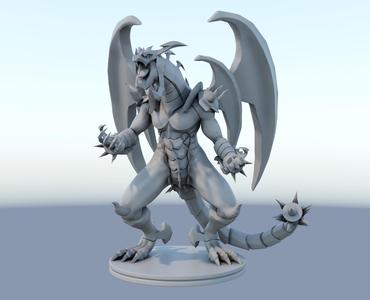 Yu-Gi-Oh Armed Dragon LV10 3D print model