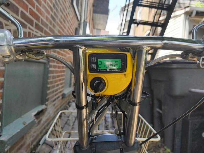 Headlight bucket for Honda Express Mopeds with Temp Gauge