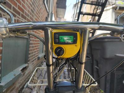 Headlight bucket for Honda Express Mopeds with Temp Gauge