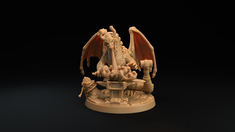 Sussor, The Molten| PRESUPPORTED | Dragons of The Lodge