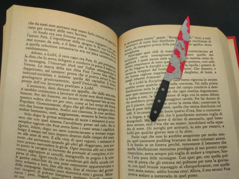 knife bookmark   