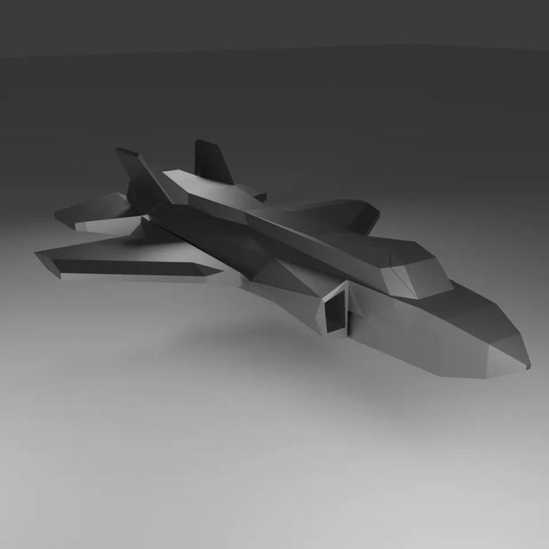 Low Poly F35   