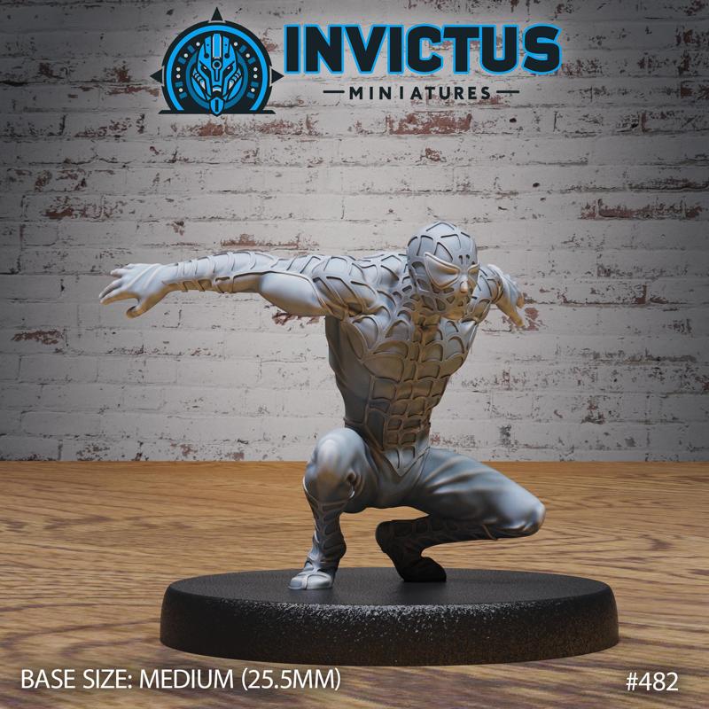 Web Hero / Cyberpunk Humanoid Spider / Superhero / Galactic Soldier  / Space Warrior / Cosmic War Alien / Star Battle Army Warrior / Heroic Valiant / Sci-Fi Encounter